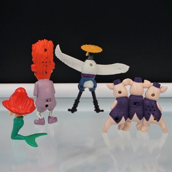 McDonalds Happy Meal Toys Disney Ariel Rumpelstiltskin 3 Little Pigs Bird - Picture 2 of 10